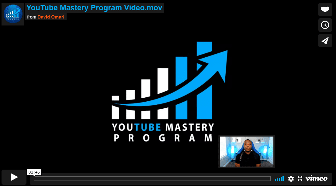 [Free Download] David Omari YouTube Mastery Program Pimp My Money